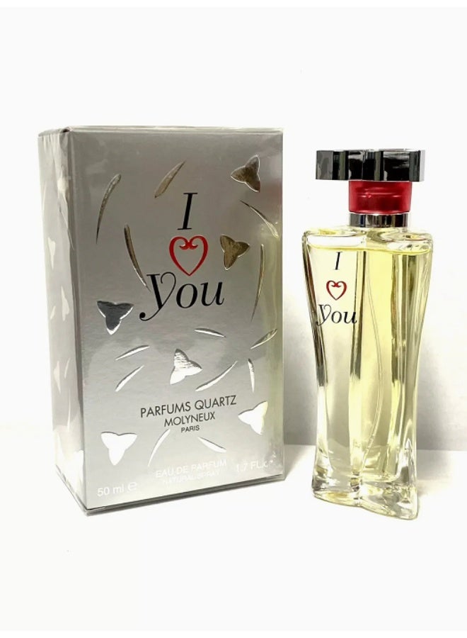 Molyneux I Love You By Parfums Quartz Molyneux 50Ml 1.7Floz Eau De Parfum Spray - Image 1